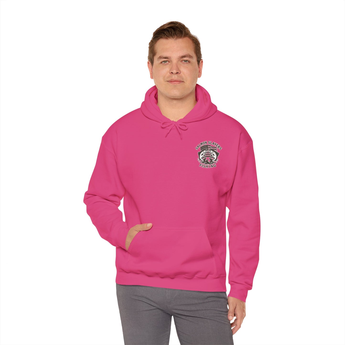 Salmon Slayers - Twin Salmon Logo - Classic Hoodie