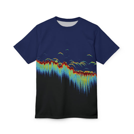 Angry Walleye - Sonar Scan Premium T-shirt