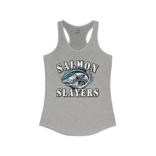 Salmon Slayers - Fierce Flash - Women's Racerback Classic Tank Top