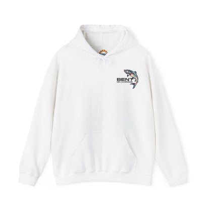 Bent On Chrome - Silver Salmon - Cotton/Poly Blend Hoodie