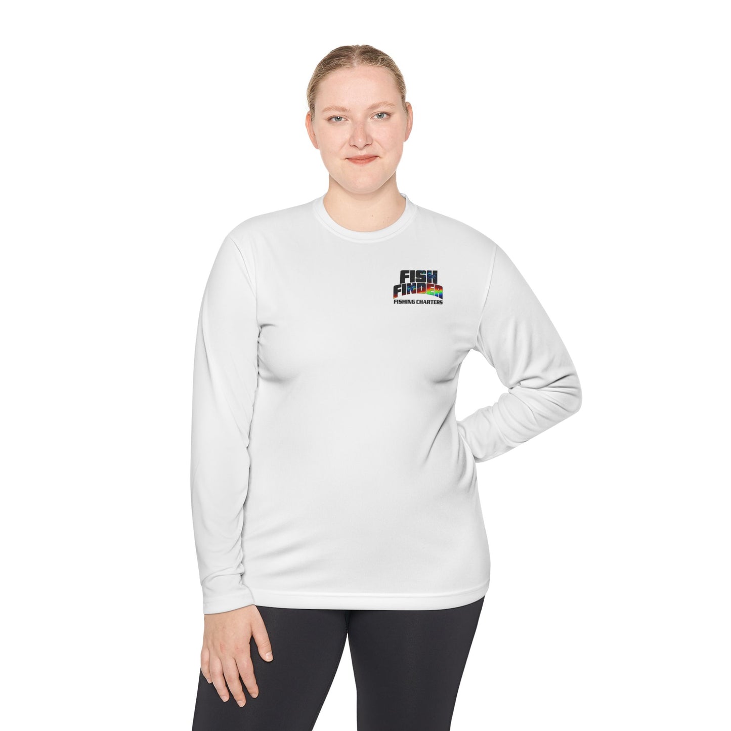 Fish Finder Fishing Charter Unisex Long Sleeve Tee - Sport-Tek - USA