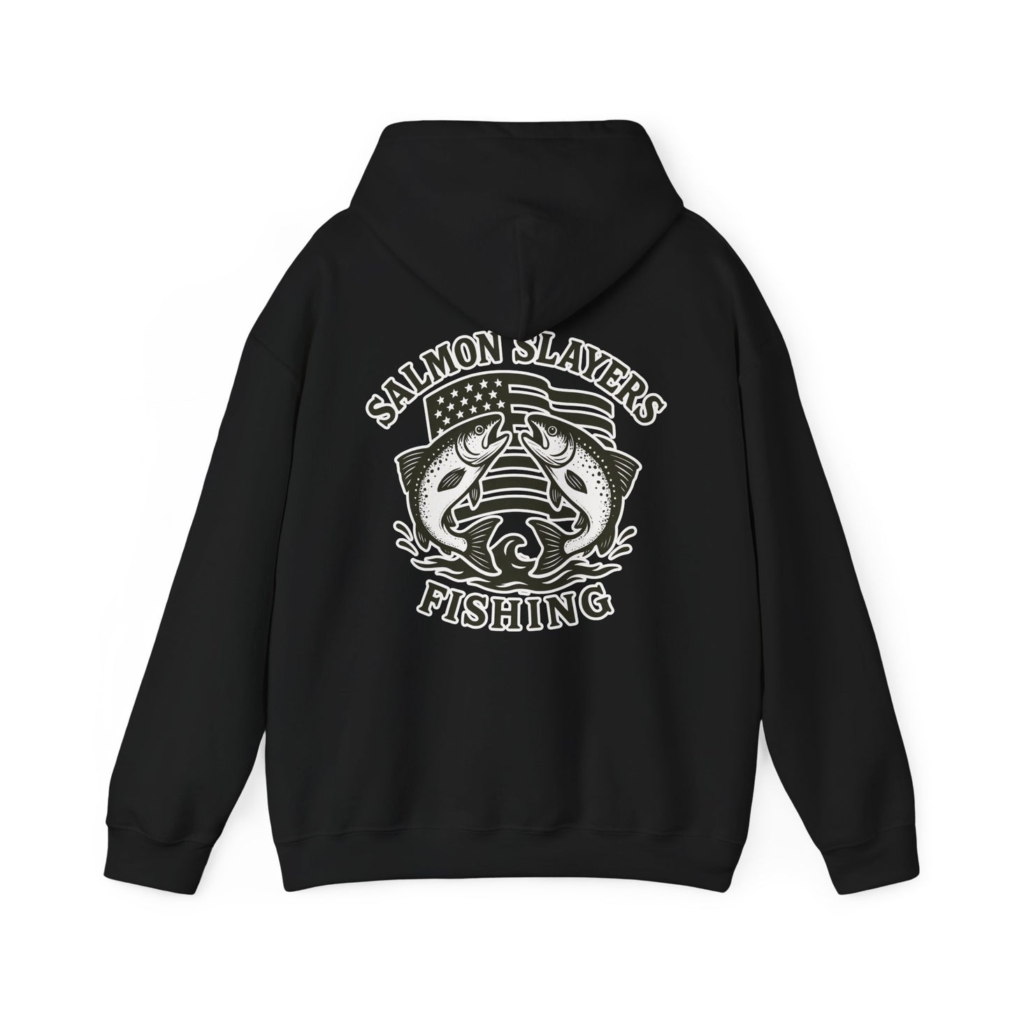 Salmon Slayers - Twin Salmon Logo - Classic Hoodie