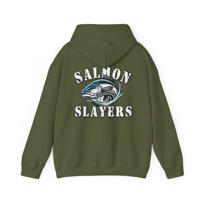 Salmon Slayers - Fierce Flash - Cotton/Poly Blend Hoodie