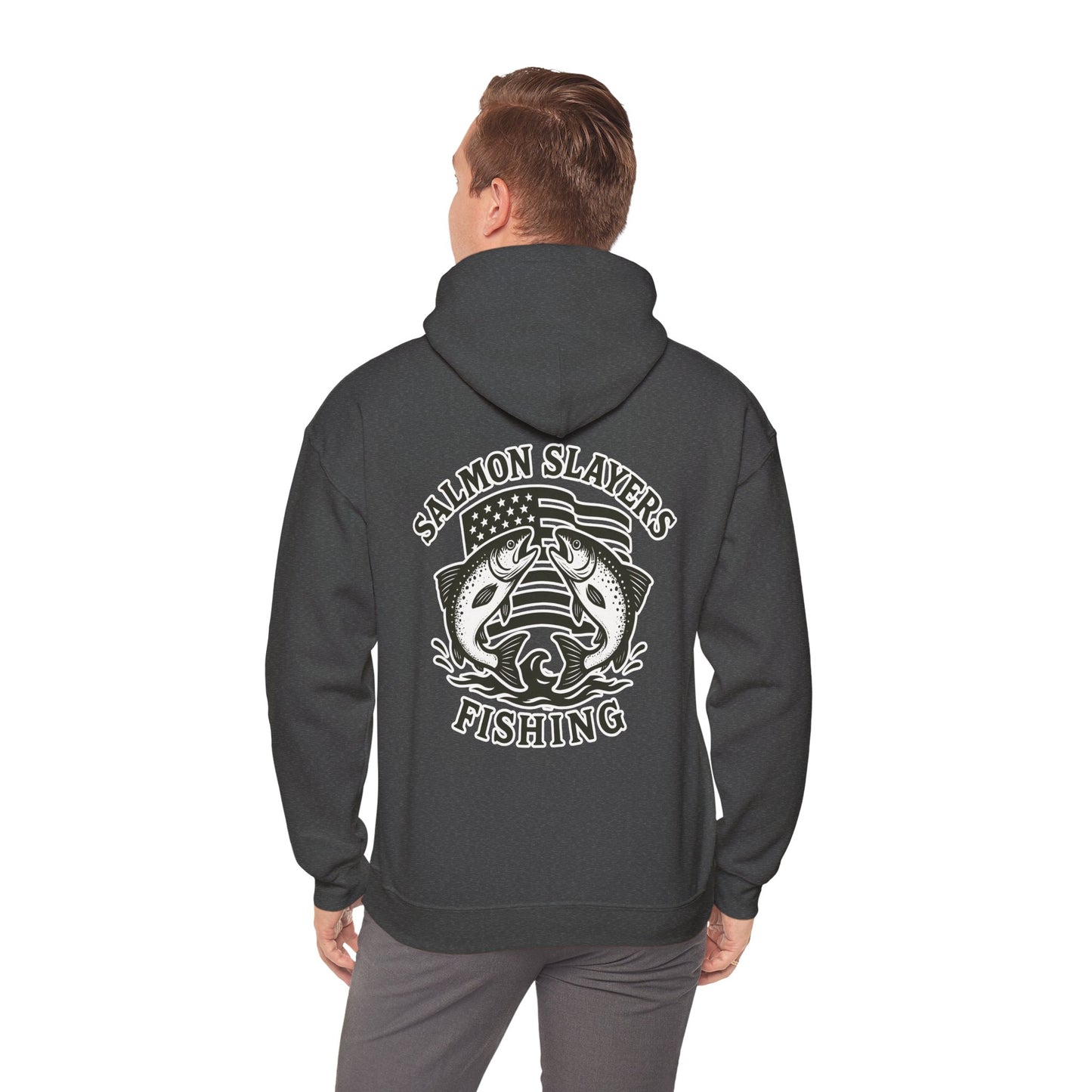 Salmon Slayers - Twin Salmon Logo - Classic Hoodie