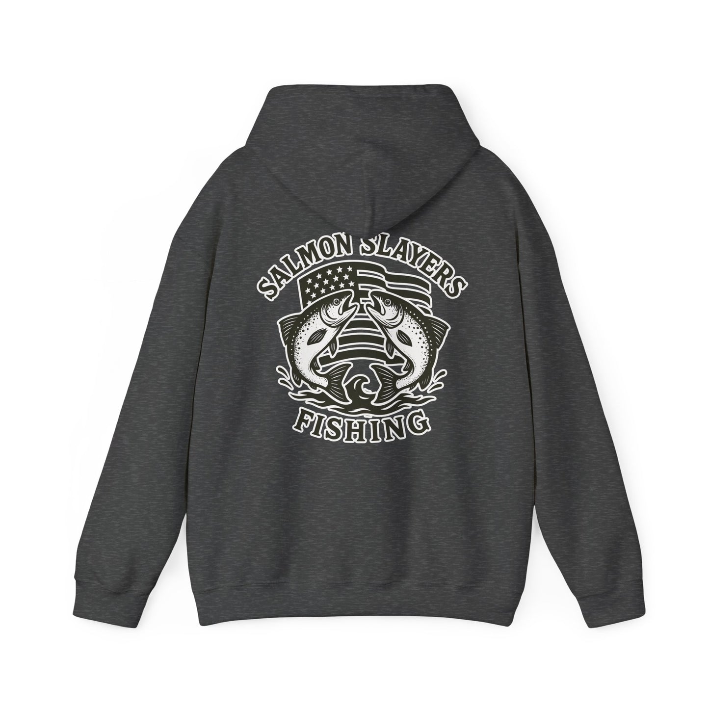 Salmon Slayers - Twin Salmon Logo - Classic Hoodie