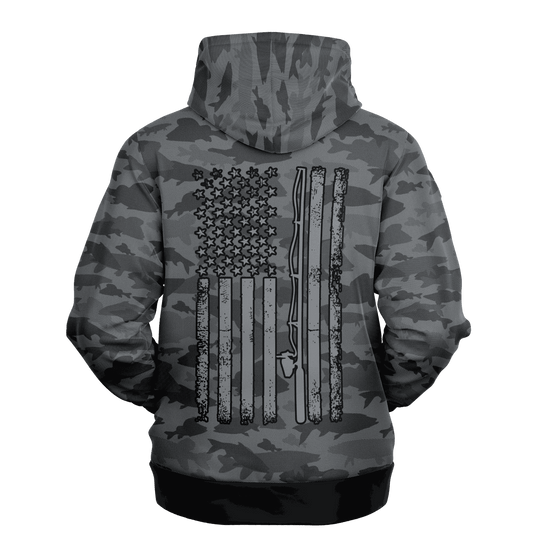 Freedom Waters Fish Camo Premium Hoodie