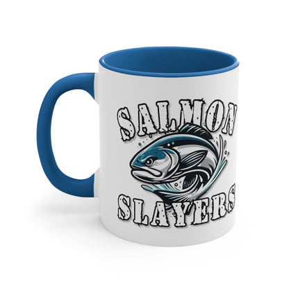 Salmon Slayers - Fierce Flash - Accent Coffee Mug, 11oz