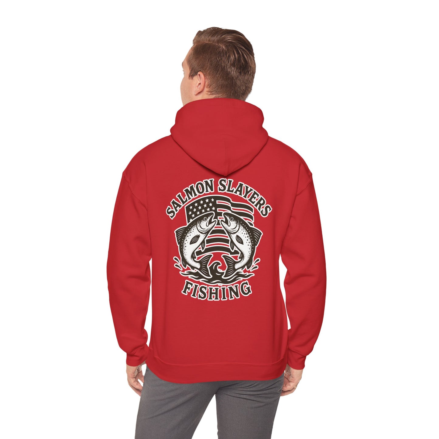 Salmon Slayers - Twin Salmon Logo - Classic Hoodie