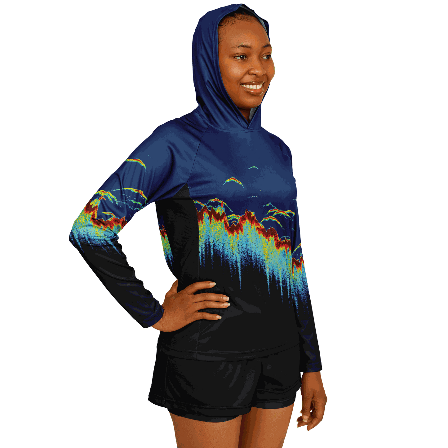 Women's Sonar Scan Hooded Sun Protection Shirt