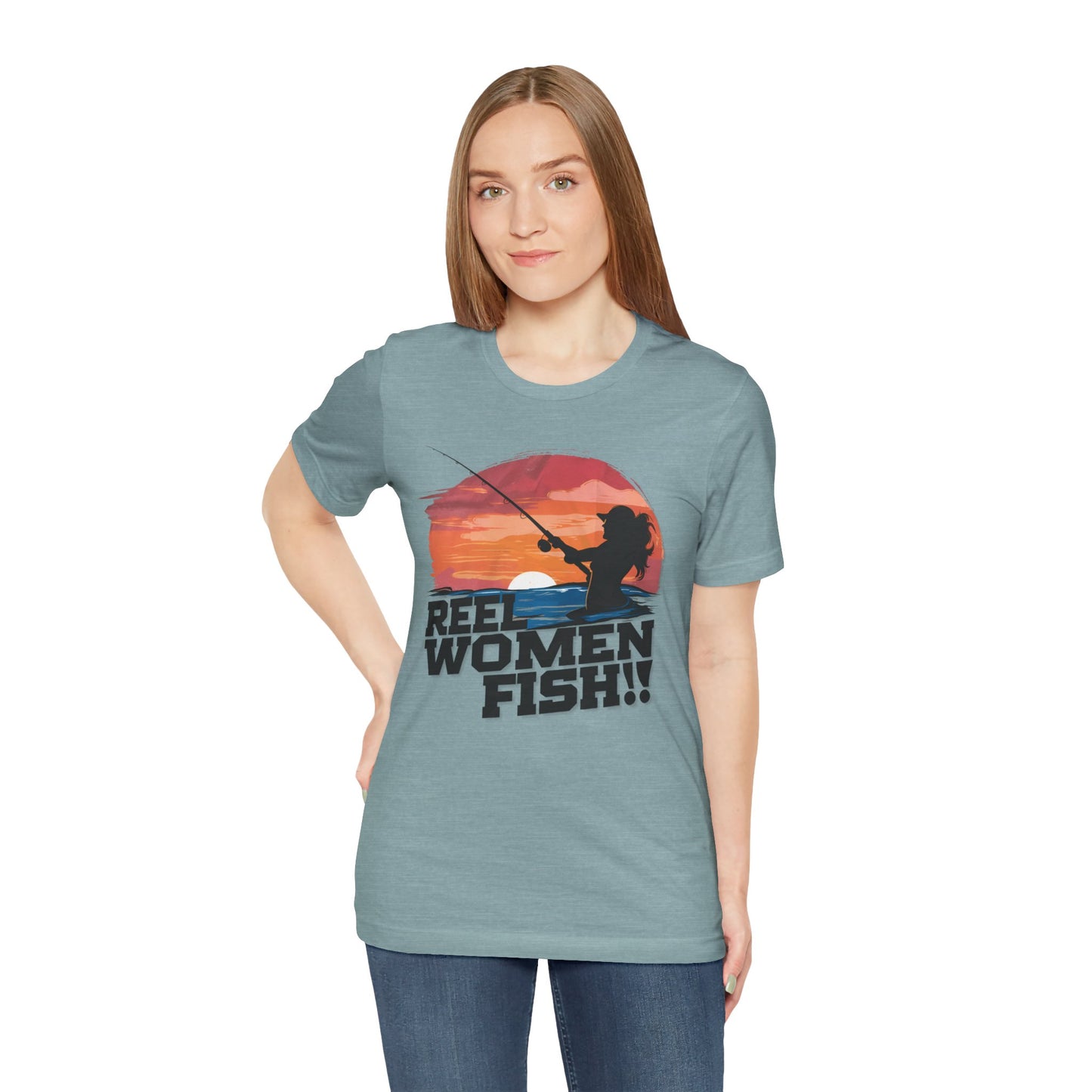 Reel Women Fish - Sunrise / Sunset - T-Shirt