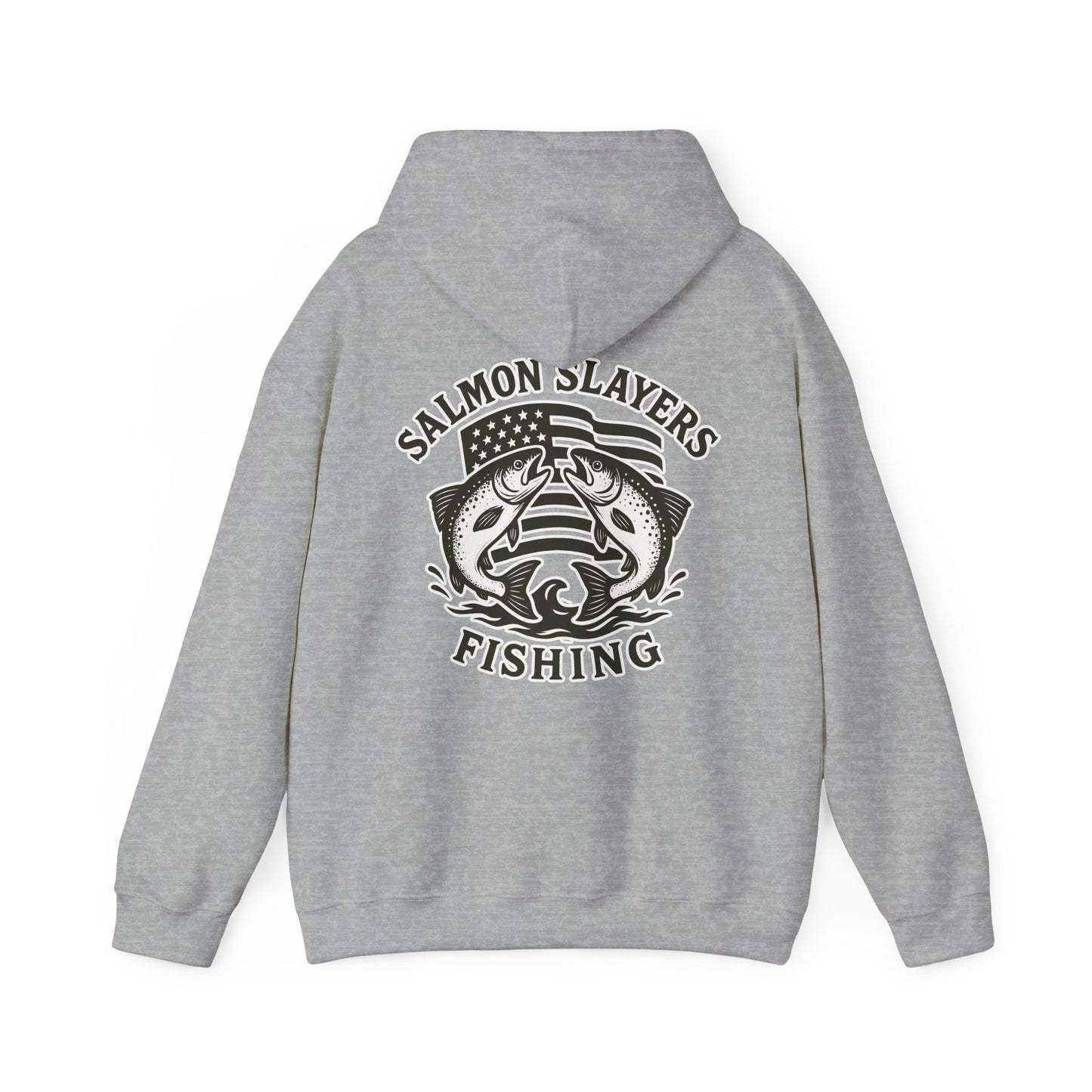 Salmon Slayers - Twin Salmon Logo - Classic Hoodie