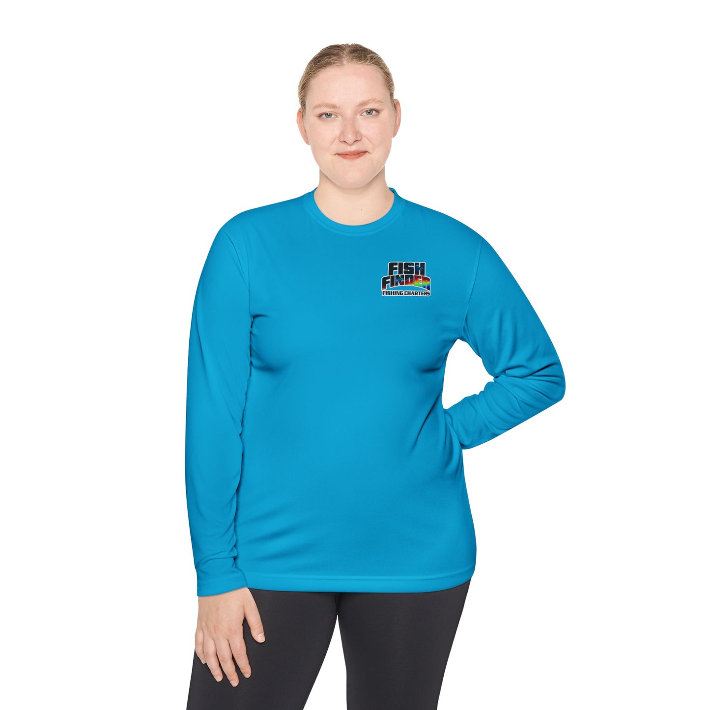 Fish Finder Fishing Charter Unisex Long Sleeve Tee - Sport-Tek - USA