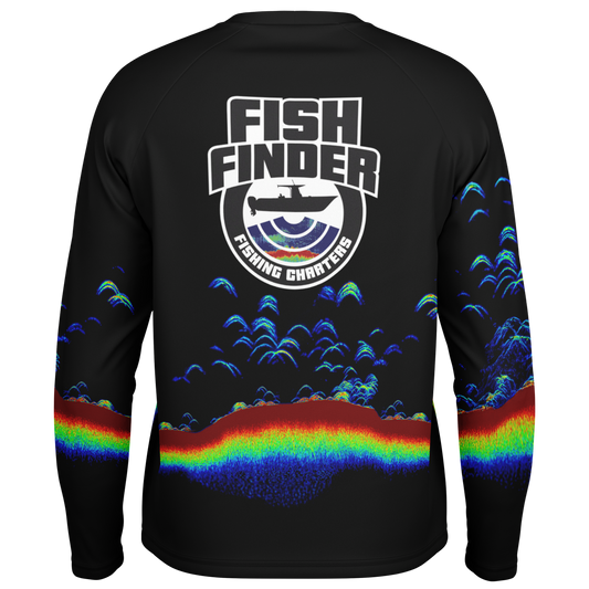 Fish Finder Fishing Charters Men's Sun Protection Performance Shirt