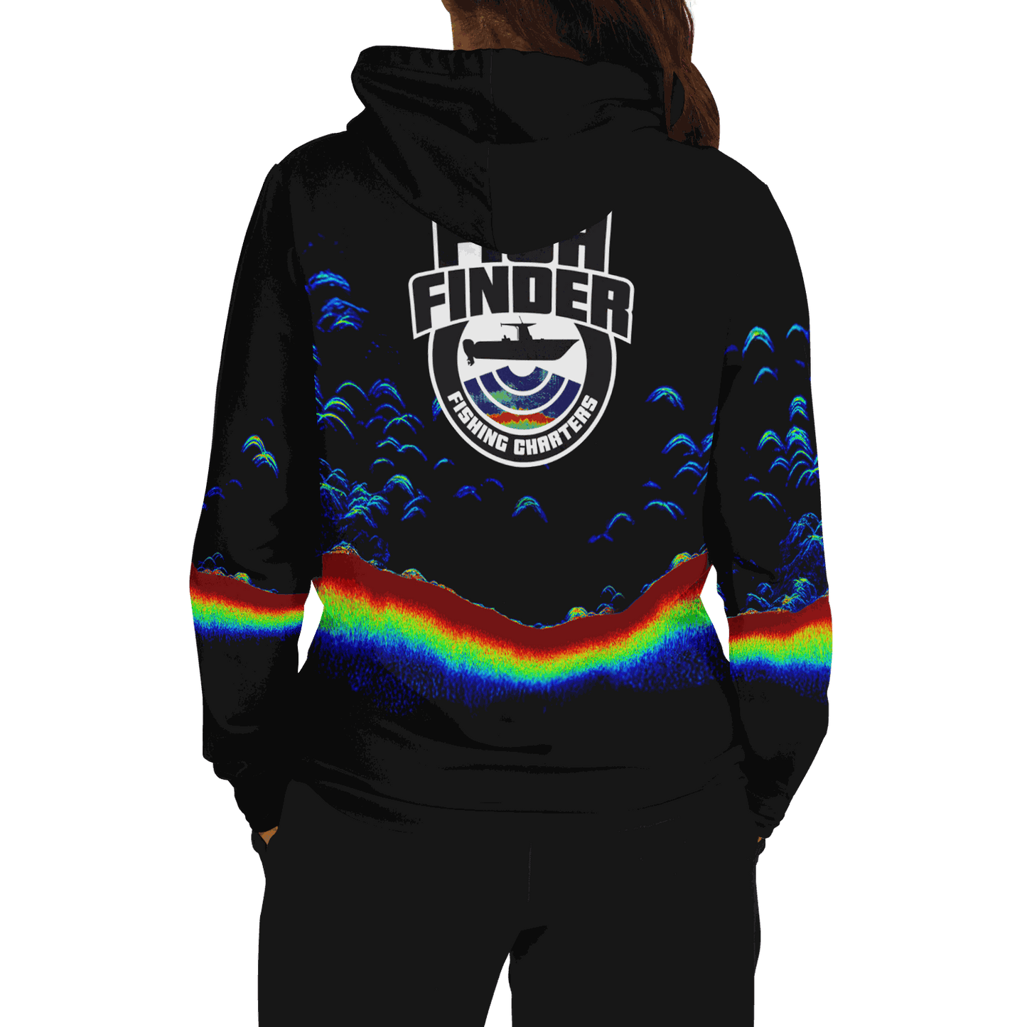 Fish Finder Fishing Charters Premium Hoodie - Regular