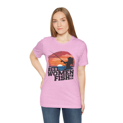 Reel Women Fish - Sunrise / Sunset - T-Shirt