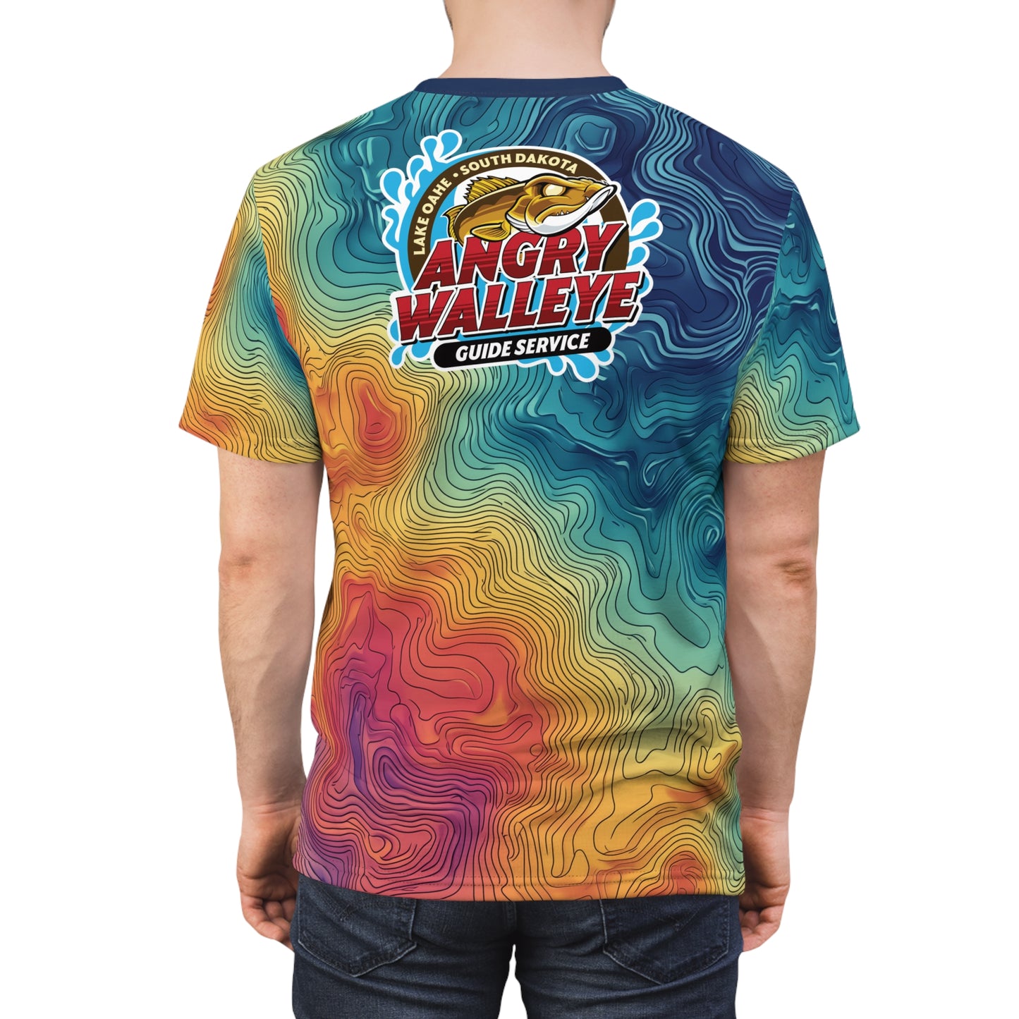 Depth Explorer Premium T-shirt - Angry Walleye