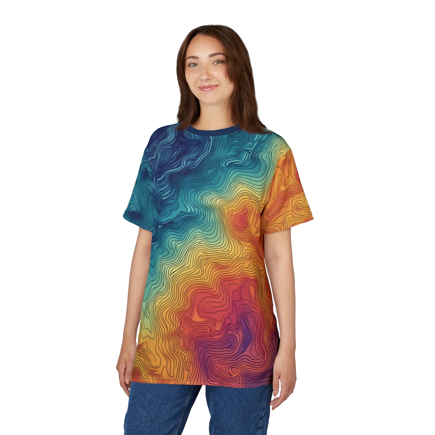Depth Explorer Premium T-shirt - Angry Walleye