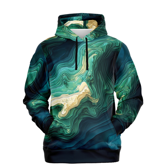 Angry Walleye - Contours 3D Hoodie