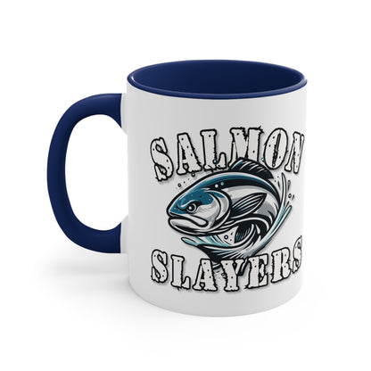 Salmon Slayers - Fierce Flash - Accent Coffee Mug, 11oz
