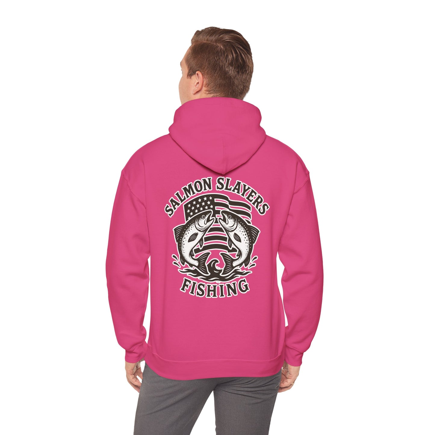 Salmon Slayers - Twin Salmon Logo - Classic Hoodie