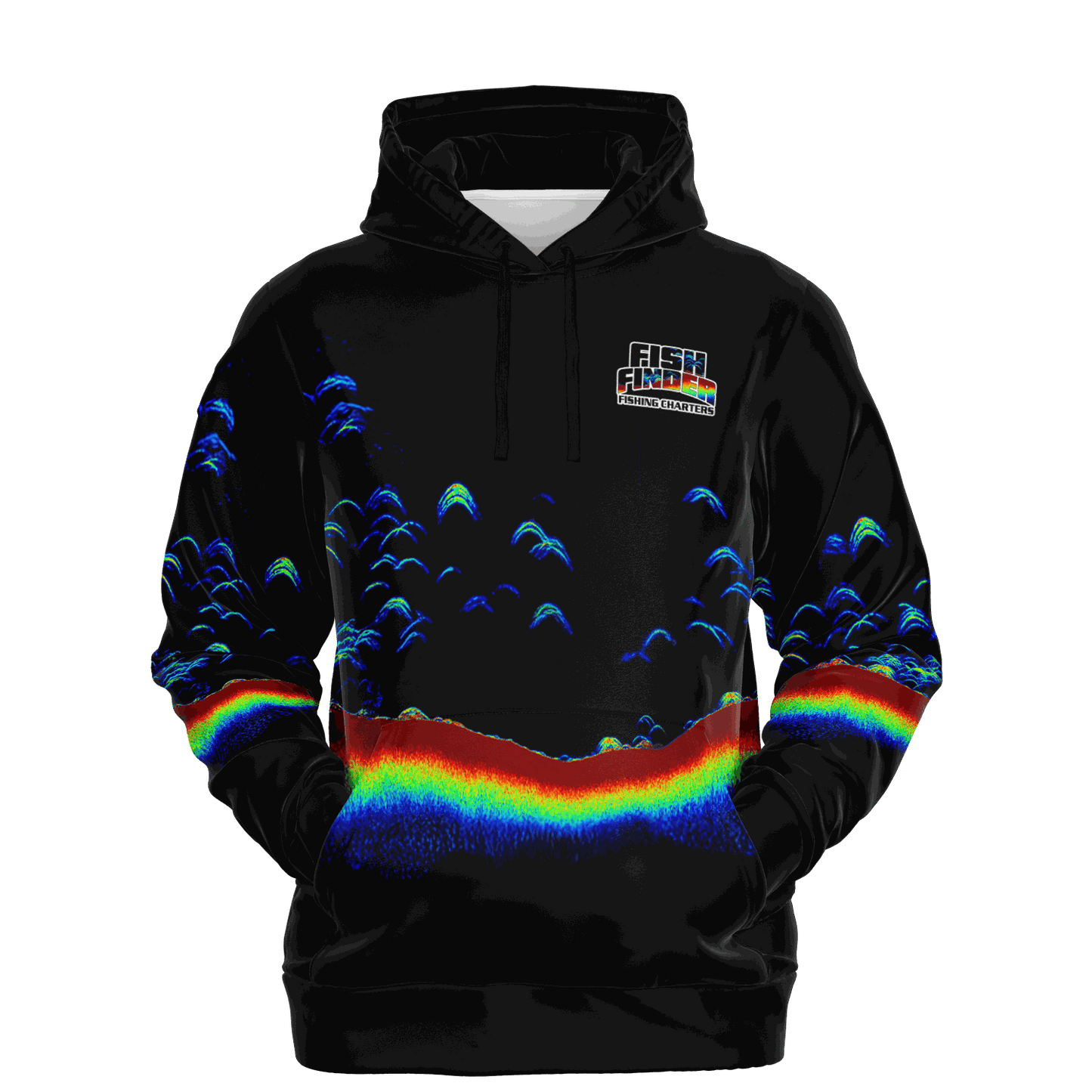 Fish Finder Fishing Charters Premium Hoodie - Regular