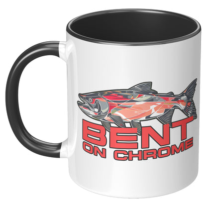 Bent on Chrome - Red Salmon - Accent Mug 11 oz