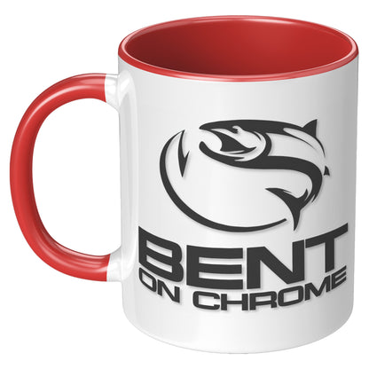 Bent on Chrome - Split Logo - Accent Mug 11 oz