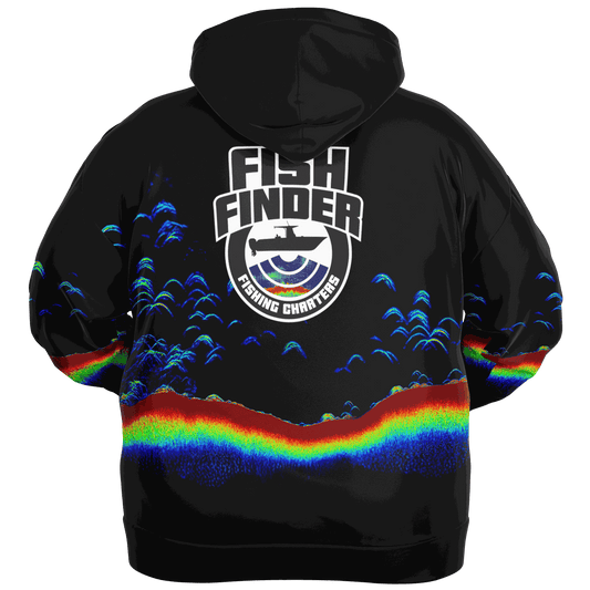 Fish Finder Fishing Charters Premium Hoodie - Plus-size
