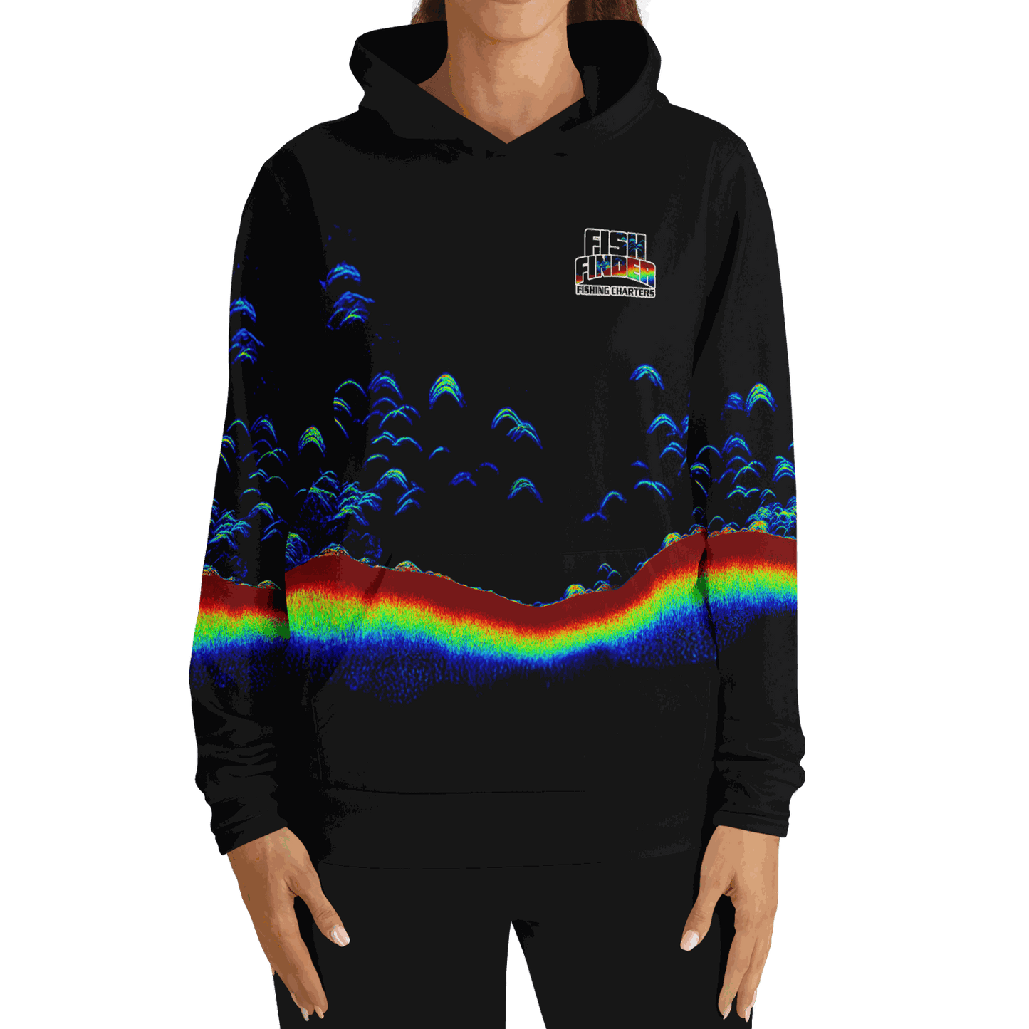 Fish Finder Fishing Charters Premium Hoodie - Regular