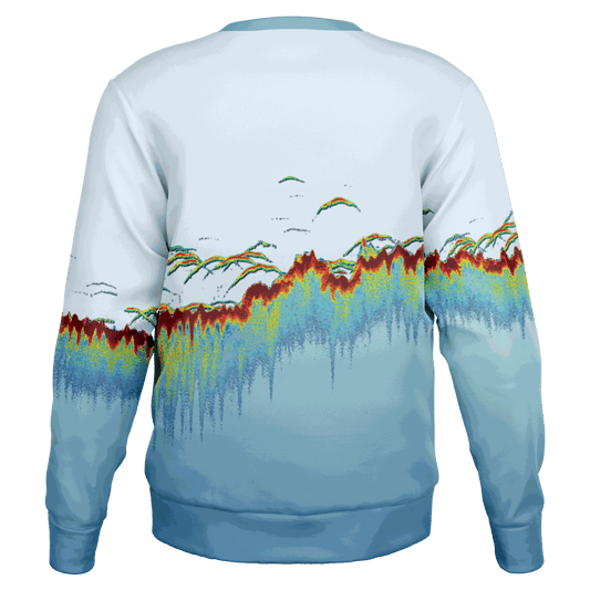 Sonar Scan Lt Blue Premium Sweatshirt