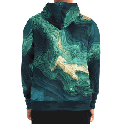Contours 3D Zip-Up Premium Hoodie