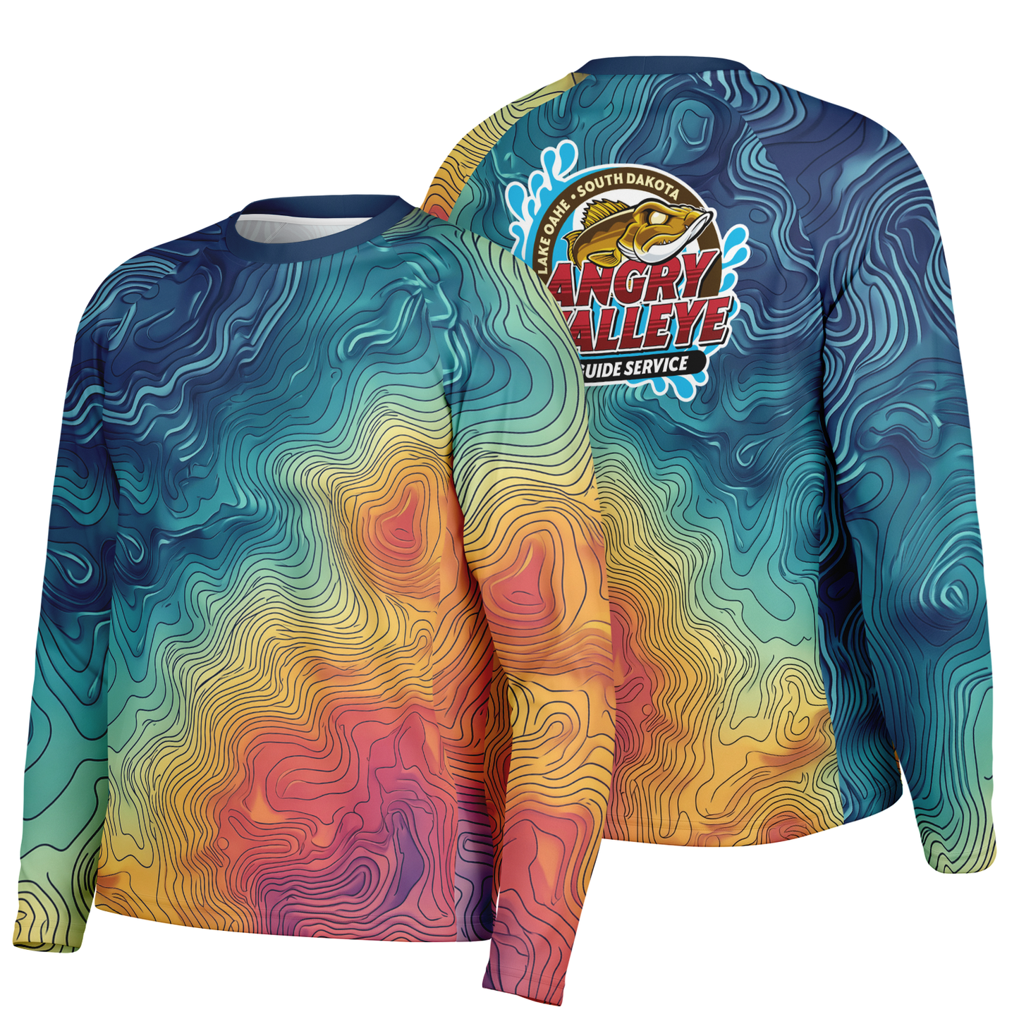 Angry Walleye - Men's Depth Explorer Sun Protection