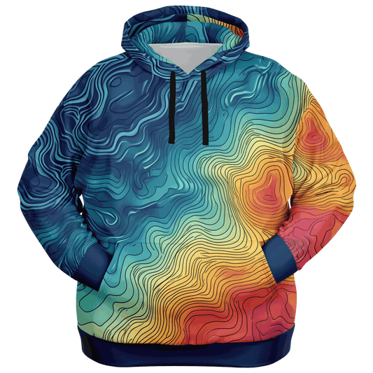 Angry Walleye - Depth Explorer - Plus-size Hoodie