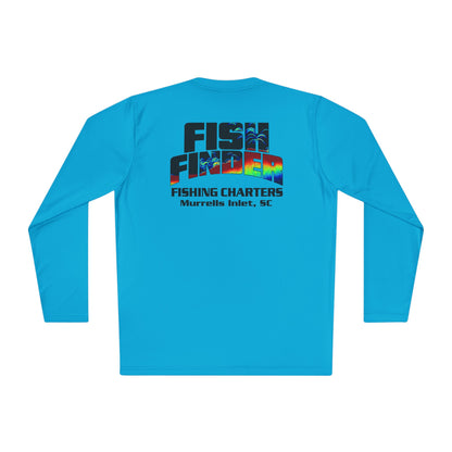 Fish Finder Fishing Charter Unisex Long Sleeve Tee - Sport-Tek - USA