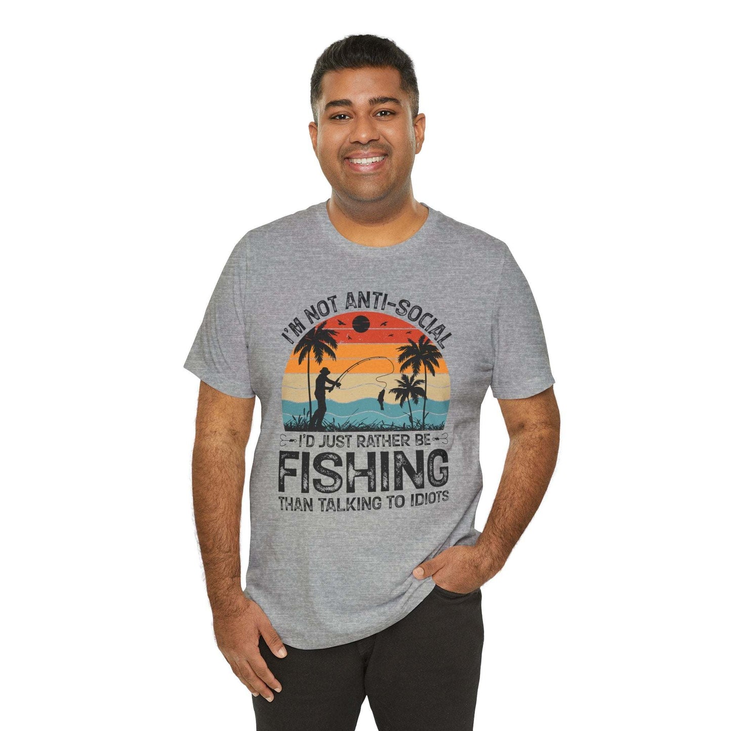 Selective Socializing, Fishing Edition T-Shirt
