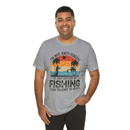 Selective Socializing, Fishing Edition T-Shirt