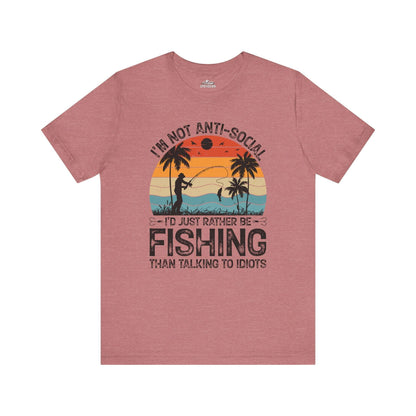Selective Socializing, Fishing Edition T-Shirt