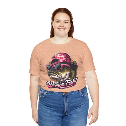 Reel Women Fish - Bass Attitude - T-Shirt