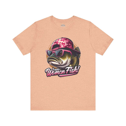 Reel Women Fish - Bass Attitude - T-Shirt