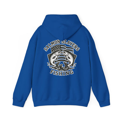 Salmon Slayers - Twin Salmon Logo - Classic Hoodie