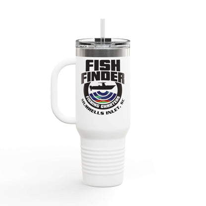 Fish Finder Fishing Charters Insulated Travel Mug - 40oz - USA