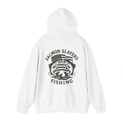 Salmon Slayers - Twin Salmon Logo - Classic Hoodie