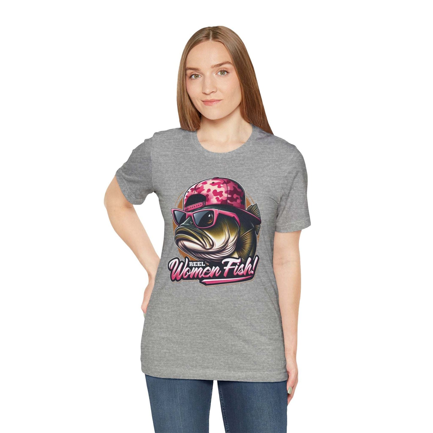 Reel Women Fish - Bass Attitude - T-Shirt