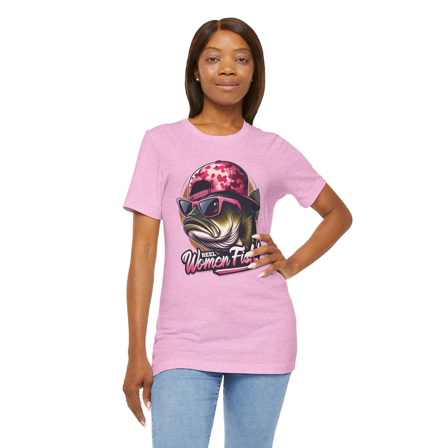 Reel Women Fish - Bass Attitude - T-Shirt