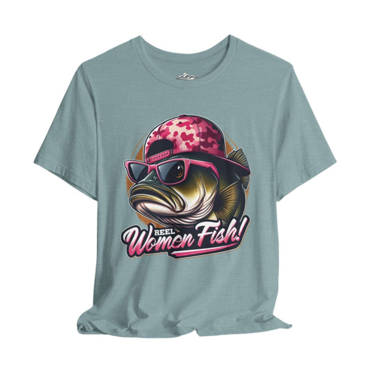 Reel Women Fish - Bass Attitude - T-Shirt