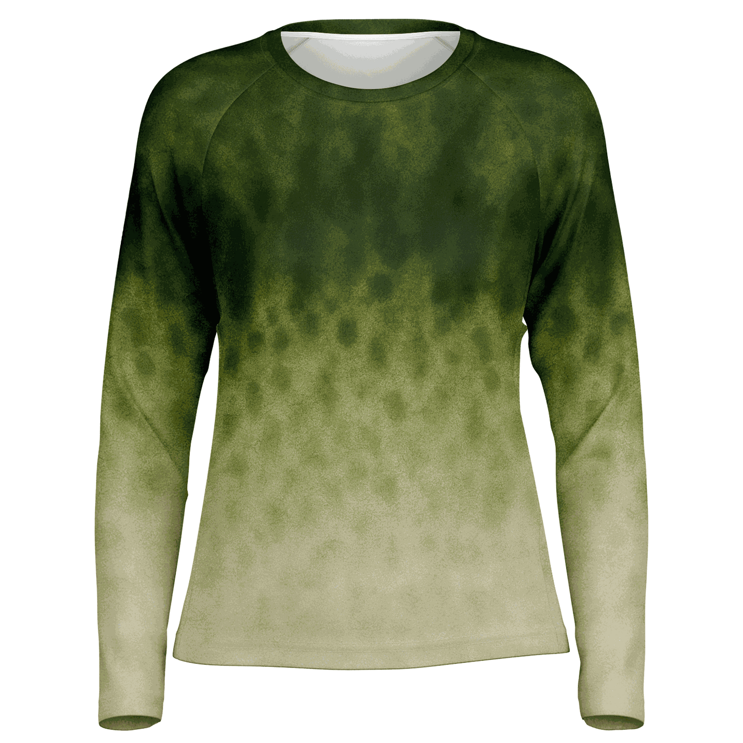 Women's Largemouth Bass Crew Neck Sun Protection Shirt