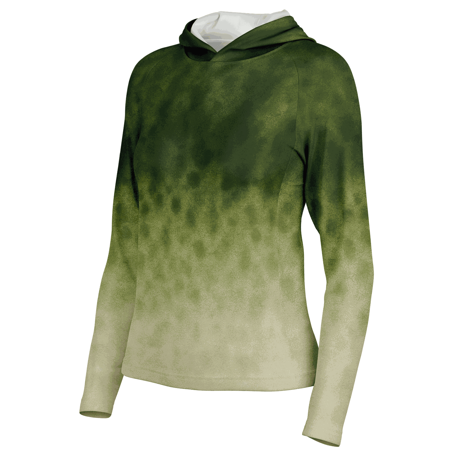 Women's Largemouth Bass Hooded Sun Protection Shirt