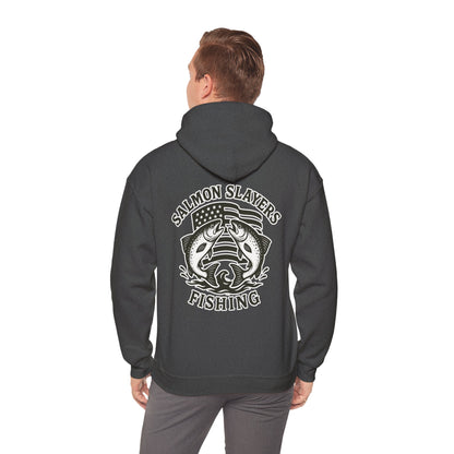 Salmon Slayers - Twin Salmon Logo - Classic Hoodie