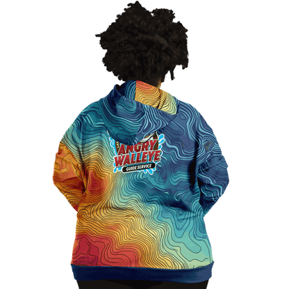 Angry Walleye - Depth Explorer - Plus-size Hoodie