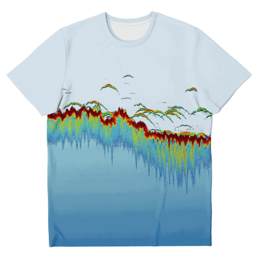 Sonar Scan Lt Blue Premium T-shirt